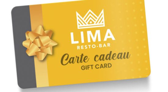 Cartes-cadeaux virtuelles | Resto-Bar Lima