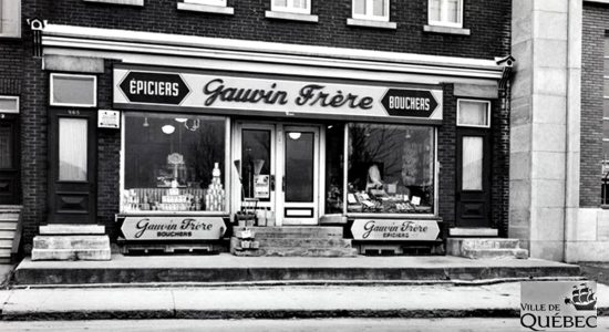 Saint-Sacrement dans les années 1950 : l'épicerie Gauvin Frère - Jean Cazes