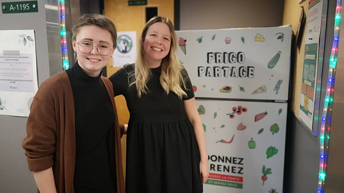 Un frigo partage pour les étudiant·e·s du Cégep Garneau | 31 mars 2023 | Article par Thomas Verret