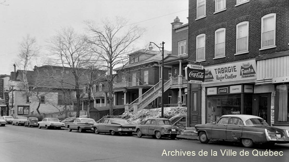 Montcalm dans les années 1960 : le chemin Sainte-Foy près de l’avenue Cartier | 14 janvier 2024 | Article par Jean Cazes